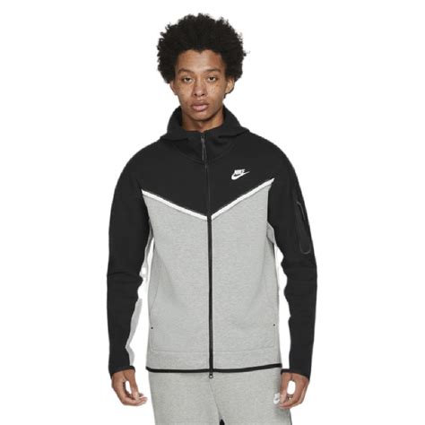 zwart grijs nike tech|nike tech fleece.